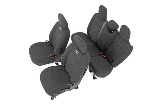 Seat Covers | Front and Rear | Jeep Wrangler Unlimited 4WD (2018-2024)