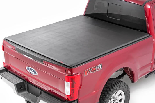 Soft Tri-Fold Bed Cover | 6'10" Bed | Ford F-250/F-350 Super Duty (17-24)