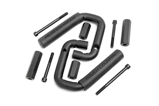 Grab Handles | Steel | Front | Black | Jeep Wrangler JK/Wrangler Unlimited (07-18)