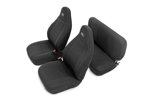 Seat Covers | Front and Rear | Jeep Wrangler TJ (03-06)/Wrangler Unlimited (04-06)