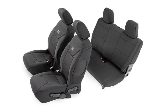 Seat Covers | Front and Rear | 2-Door | Jeep Wrangler JK 4WD (2013-2018)