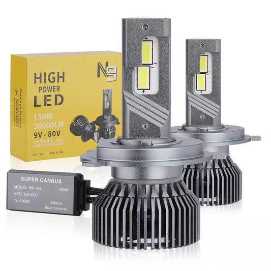 SUPER Canbus N9 Series LED Headlight Bulbs 30,000 Lumens Car High Power Kit