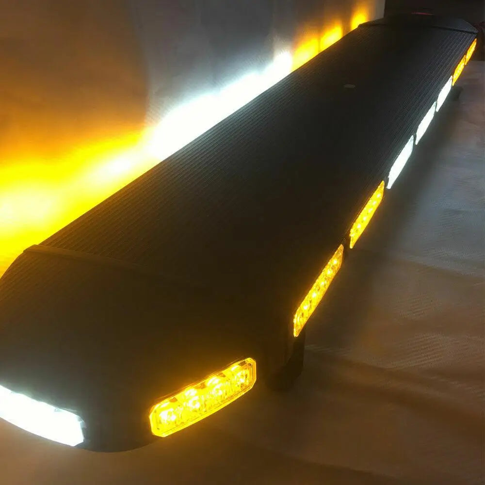 47'' LED Emergency Strobe Light Bar Beacon Warn Tow Truck Lamp 108W