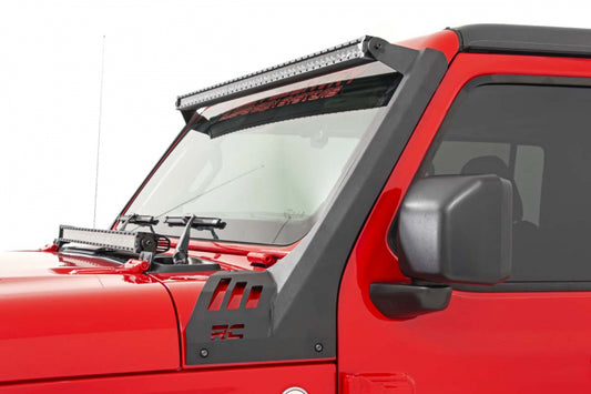 Rough Country Windshield Mounts 50” Light Bar Jeep Wrangler JL 2018-2023/Jeep Gladiator 2020-2023