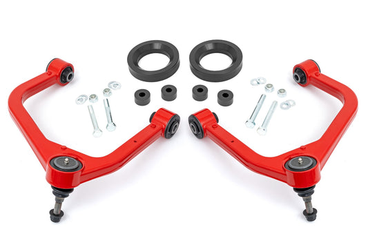 1.75 Inch Leveling Kit | Forged Red UCA | AT4 | GMC Sierra 1500 4WD (19-24)