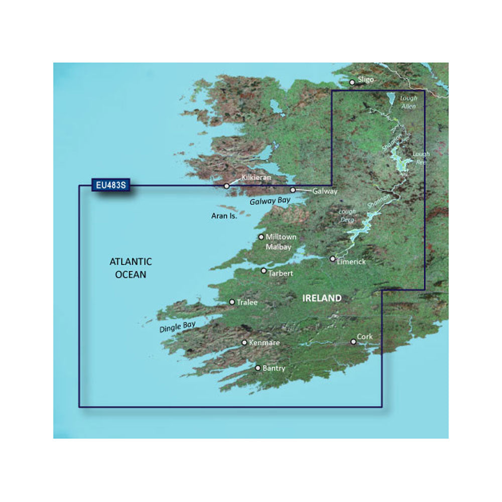 Garmin BlueChart g3 Vision HD - VEU483S - Galway Bay to Cork - microSD/SD [010-C0827-00]
