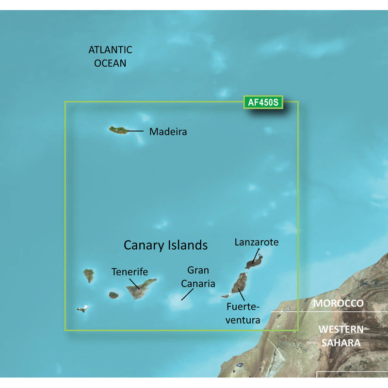 Garmin BlueChart g3 Vision HD - VAF450S - Madeira  Canary Islands - microSD/SD [010-C0750-00]