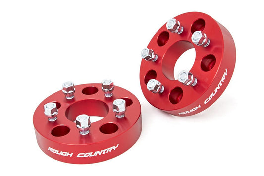 1.5 Inch Wheel Adapters | 5x5 to 5x4.5 | Red | Jeep Wrangler JK/Wrangler Unlimited (07-18)
