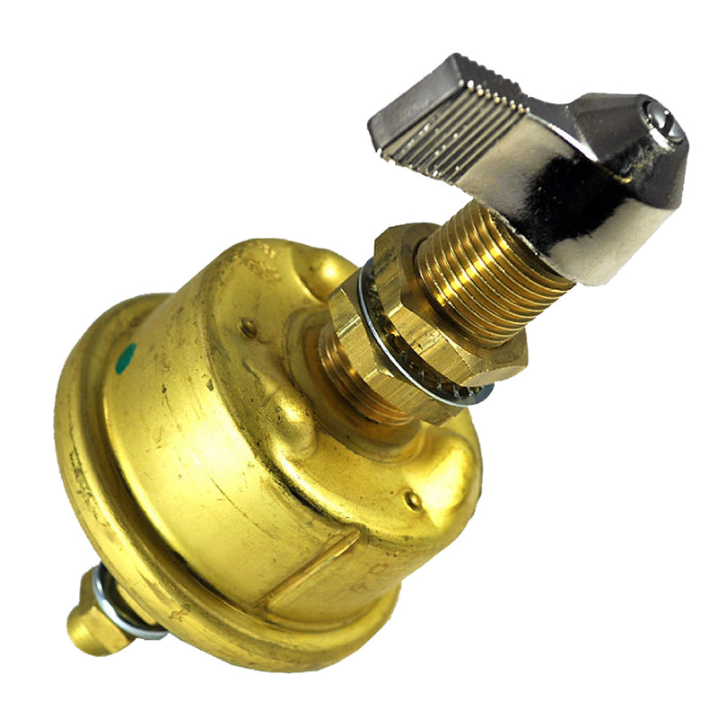 Cole Hersee Single Pole Brass Marine Battery Switch - 175 Amp - Continuous 800 Amp Intermittent [M-284-01-BP]
