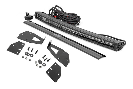 LED Light Kit | Grille Mount | 30" Black Single Row | White DRL | Ford Raptor (17-20)