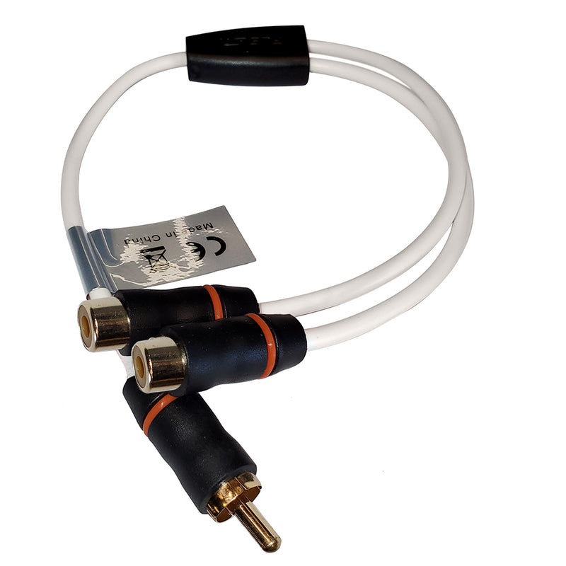 Fusion RCA Cable Splitter - 1 Male to 2 Female - 1 [010-12896-00]