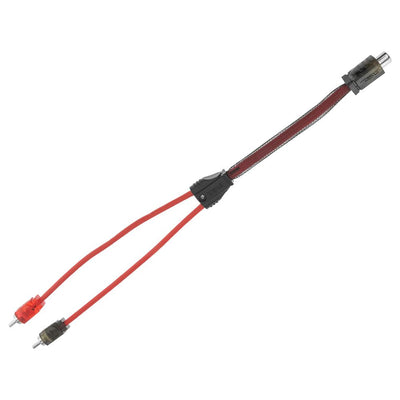 DS18 Advance Ultra Flex RCA Y Connector Cable- 1 Female to 2 Male [R1F2M]