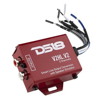 DS18 High to Low Converter - 2 Channel w/Speaker Emulator [V2HL.V2]