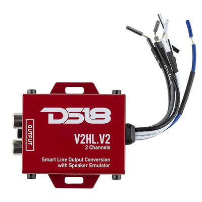 DS18 High to Low Converter - 2 Channel w/Speaker Emulator [V2HL.V2]