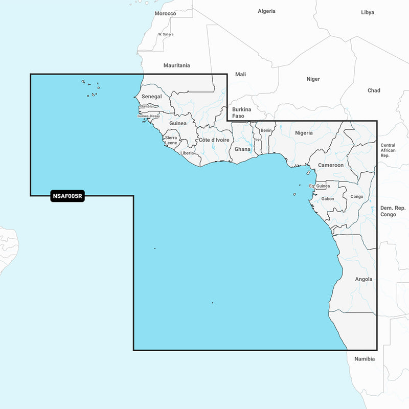 Garmin Navionics+ NSAF005R - Africa, West - Marine Chart [010-C1226-20]