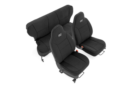 Seat Covers | Non Detach Headrest FR & RR | Jeep Cherokee XJ 2WD/4WD (97-01)