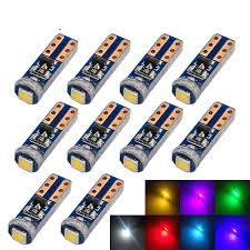 10X T5 SMD Car LED Bulbs Can-bus Error Free Instrument Light