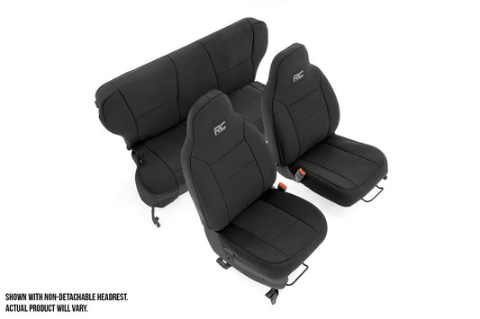 Seat Covers | Detachable Headrest FR & RR | Jeep Cherokee XJ 2WD/4WD (97-01)