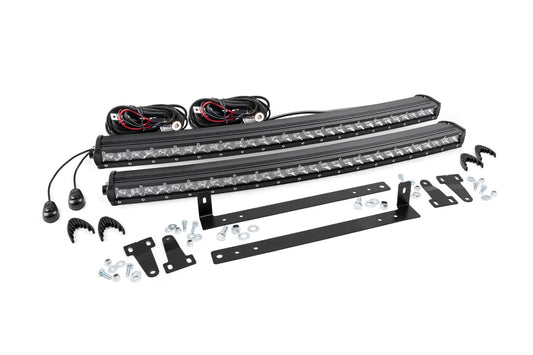 LED Light Kit | Grille Mount | Dual 30" Chrome Single Row | Ford F-150 (09-14)