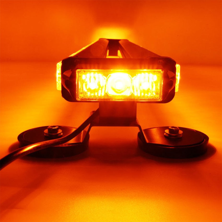 38-inch LED Car Warning Flash Strobe Light Bar Emergency Security  Amber Red White Blue