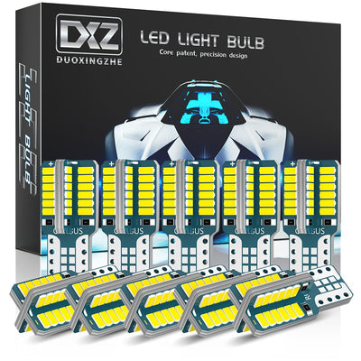 10PCS T10 LED Bulb 48-SMD 6000K