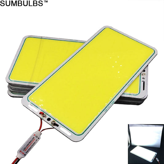 Ultra Bright 70W Flip LED COB Chip panel Light 12V DC Fishing Rod Lamp Cold White for Outdoor Camping